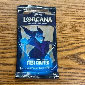 Disney Lorcana TCG The First Chapter BOOSTER BLISTER PACK. 1 PACK Sealed New.